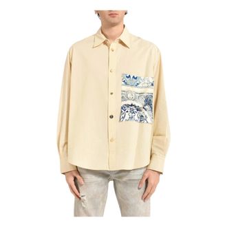 Ih Nom Uh Nit Casual Shirt - male - IH NOM UH NIT - Casual Shirts - Beige - L - Shirts