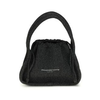 Alexander Wang Tassen, Dames, Zwart, ONE Size, Polyester, The Ryan Large Handbag