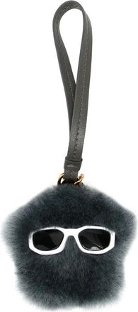 Versace Ciondolo per borsa Medusa - Grigio