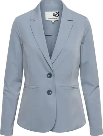 &Co Woman Jassen, Dames, Blauw, 2Xl, Phileine Travel Blazer