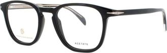 David Beckham Mens Black Square Eyeglass Frames 1050