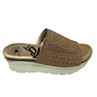 OTBT Womens Gravity Wedge Sandal In Gold