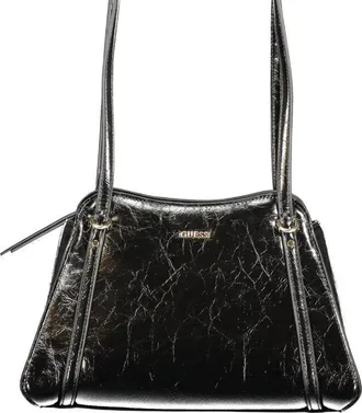Guess Black Polyurethane Womens Womens Bag