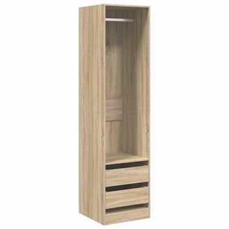 vidaXL Vidaxl - Armadio Cassetti Rovere Sonoma 50x50x200 Cm Legno Multistrato