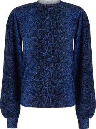 Twinset Donna, Maglie, Blu, L, new