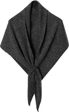 Generic Womens Fashionable Triangle Shawl Scarf,Knitted Shawl Triangle Scarf,Solid Color Large Shawls (dark Gray 1PC)