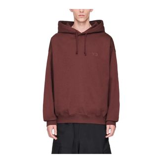 adidas Brushed Terry Hoodie - Heren - Sportshirts - Bruin - XL - Katoen - Fitness