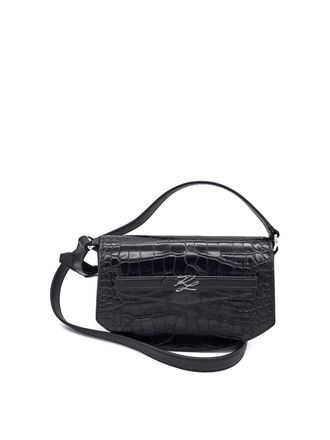 Karl Lagerfeld K/Studio Crossbody Croc