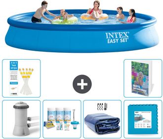 Intex Piscina Easy Set Redonda - 457x84 Cm - 7-piezas S188
