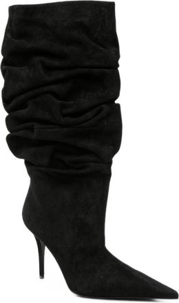 Amina Muaddi Boot - Black