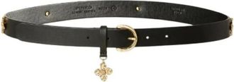 Pinko Pinko - Low Belt H2.5 - Dames - Accessoires - Zwart - Maat: XS Leer