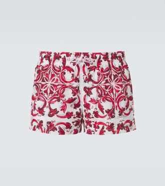 Dolce & Gabbana Majolica swim trunks