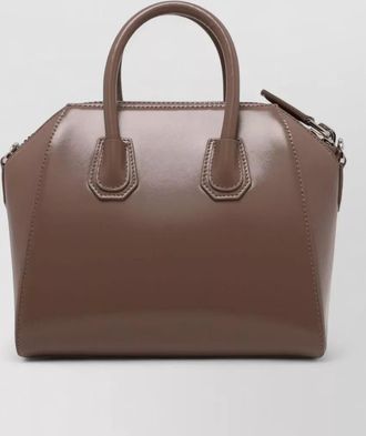 Givenchy structured bag top handles detachable strap