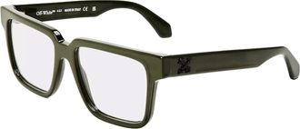 Off-white Off White Herenzonnebril Model 8o Square (Militair Groen)