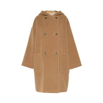 Max Mara Abrigo midi con capucha - Coats - Mujer - Beige - 3XS