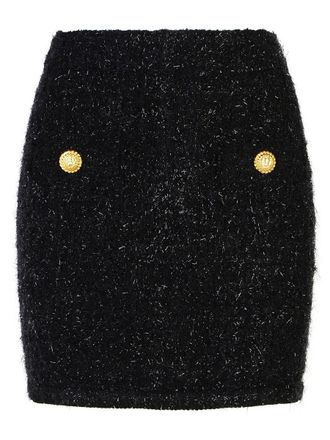Balmain Viscose Blend Miniskirt