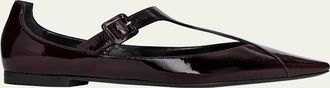 Pierre Hardy Eddie Patent Leather Mary Jane Flats