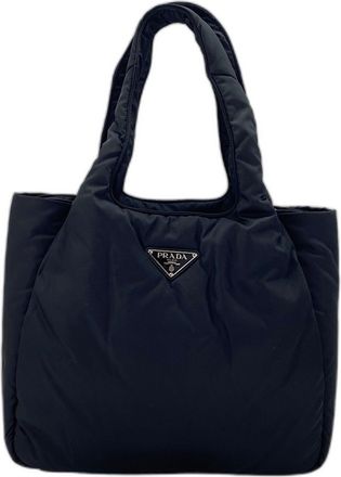 Prada Black Nylon Tote Bag (Pre-Owned)