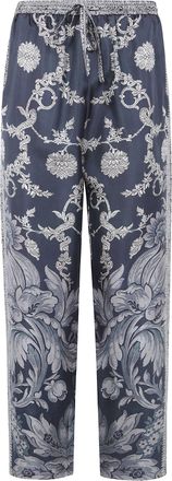 Pierre-Louis Mascia Pants Floral Design Aloes