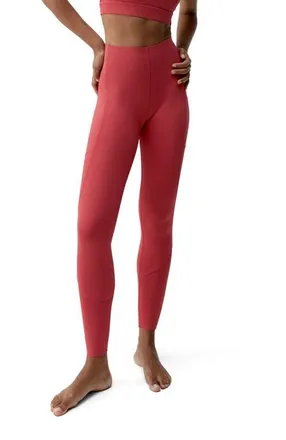 Born Living Yoga Denise Performance High Rise Sport Legging in Goji at Nordstrom, Size Medium