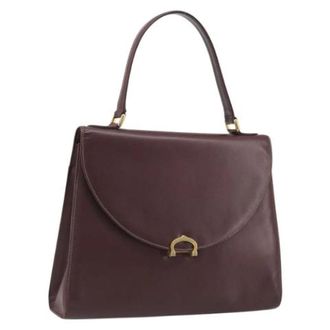 Cartier Tweedehands leren handtassen - Dames - Vintage Handtas - Rood - ONE Size - Vintage