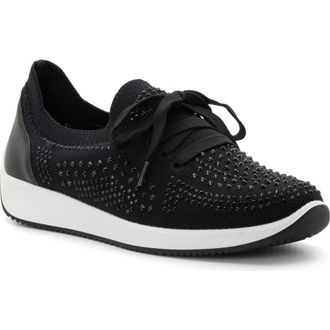 Ara Lisbon Lace-Up Sneaker in Black at Nordstrom Rack, Size 10.5