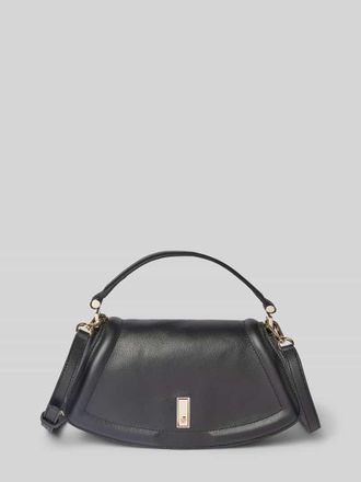 HUGO BOSS Henkeltasche aus fein genarbtem Kalbsnappa Modell ARIELL in Black, Gr&ouml;&szlig;e 1