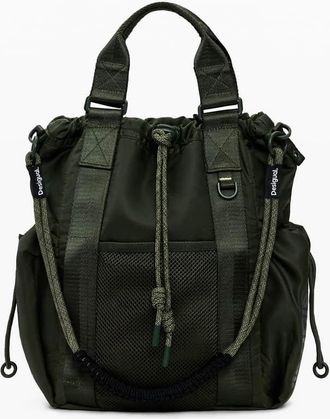 Desigual Zaino cerato multiposizione verde