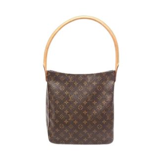 Louis Vuitton Pre-owned Looping GM Monogram Schoudertas - Dames - Pre-owned - Bruin - Maat: ONE Size Leer
