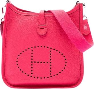 Herm&egrave;s Pre-owned Evelyne I TPM - Dames - Vintage Schoudertas - Roze - ONE Size - Leer - Vintage