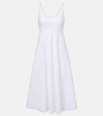 Dorothee Schumacher Poplin Power cotton-blend midi dress