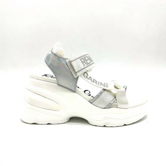 Renato Garini Womens Dmd Hybrid Sandal Sneaker In White/silver