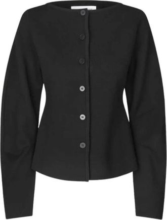 Sams&oslash;e & Sams&oslash;e Cardigan Sanor - - Knitwear - Donna - Nero - M