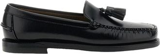 Sebago Black Will Classic Leather Tassel Loafers