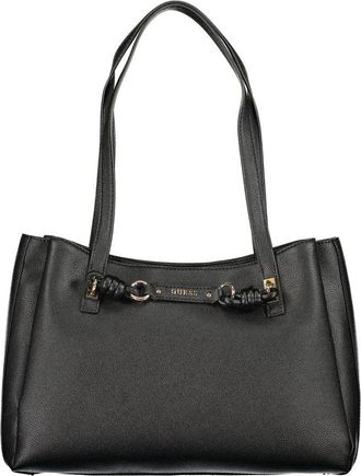 Guess Nero Polyurethane Womens Womens Bag