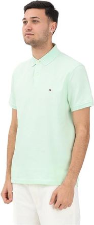 Tommy Hilfiger 1985 Regular Fit Pique Polo - Heren - Polos - Groen - M - Katoen - Tops