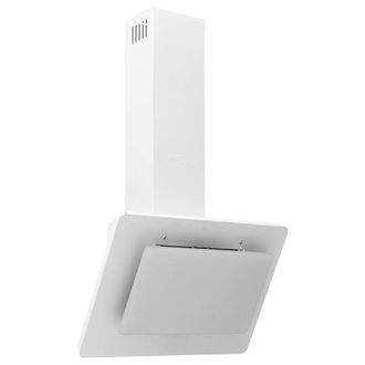 vidaXL Vidaxl - Campana Extractora Acero Inoxidable Vidrio Templado Blanco 60cm
