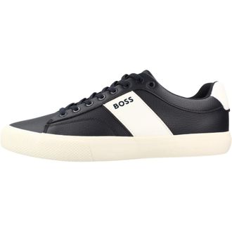 HUGO BOSS Schoenen, Heren, Blauw, 43 EU, Polyester, Aiden Tenn