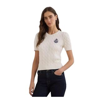 Ralph Lauren Mujer, Jerseys, Blanco, Talla: L