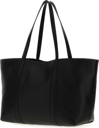 Jil Sander Leather Tote Bag - Black
