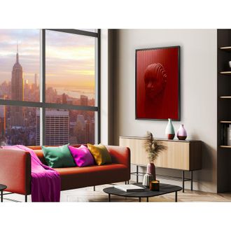 Schuller Schuller - Cuadro Bajorrelieve Red Face 90x120