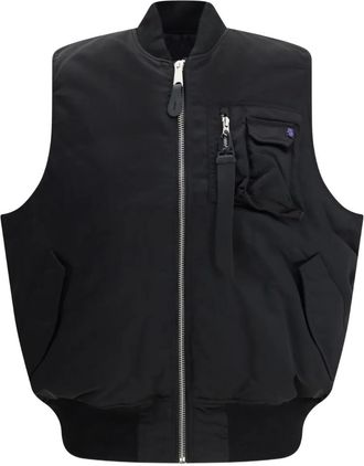 Alpha Industries MA-1 base gilet - men - Nylon - L - Black