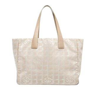 Chanel Pre-owned Tote Bags, female, Beige, Size: ONE SIZE Pre-owned Vintage Tote Bag