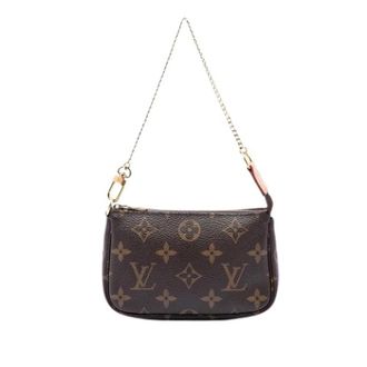 Louis Vuitton Pre-owned Mini Pochette Accessoires - Dames - Pre-owned - Bruin - Maat: ONE Size