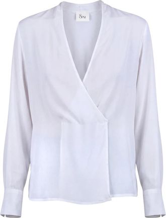 8pm Blouses - Dames - Blouses - Wit - L - Overhemden