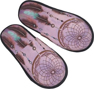 Generic Shoes Dream Catcher Anti-Skid Sliders Reusable Slippers For Home Big Kid Christmas M