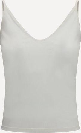 Tom Ford Micro-rib silk jersey Tank Top Female 36