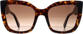 Marc Jacobs Square Womens Havana Brown Gradient 811/S - One Size