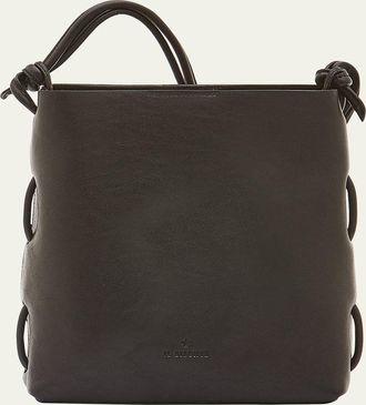 IL BISONTE Snodo Knot Leather Shoulder Bag