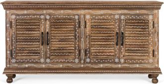 Giner&Colomer Aparador de 4 puertas en madera de alta calidad y pintado a mano